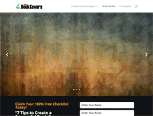 Tablet Screenshot of imakebookcovers.com